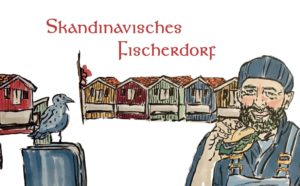 Skandinavisches Fischerdorf